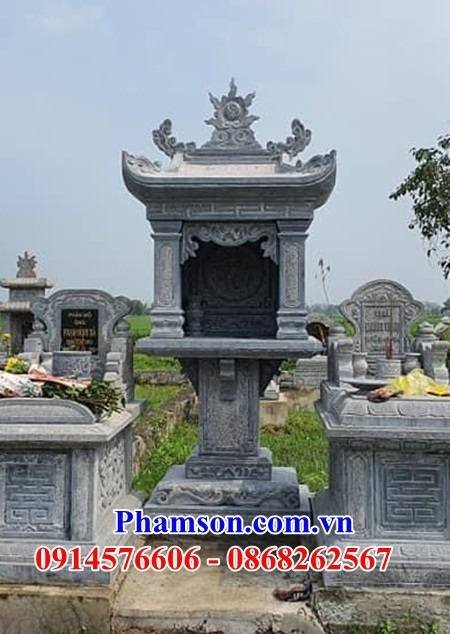Hình ảnh bàn thờ sơn thần khu lăng mộ bằng đá xanh Thanh Hóa đẹp giá rẻ