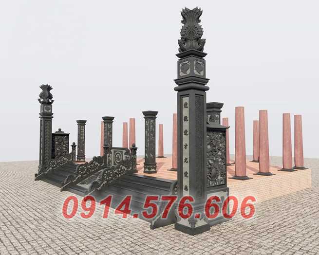 Mẫu cột đồng trụ nhà thờ đình chùa miếu bằng đá đẹp bán vĩnh long an