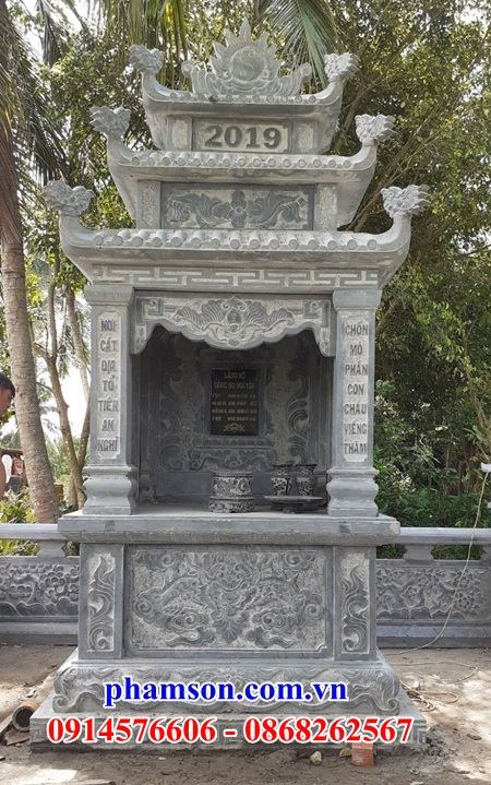 Mẫu lăng thờ chung khu lăng mộ bằng đá mỹ nghệ Ninh Bình giá rẻ