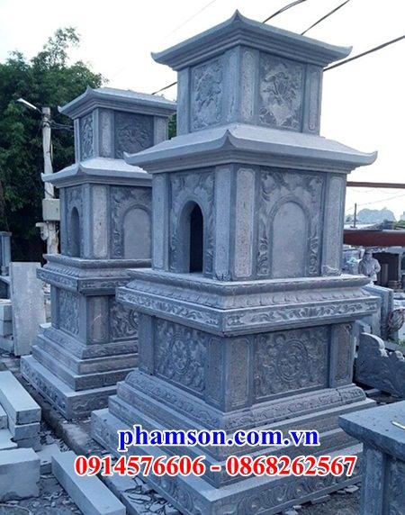 Mẫu mộ tháp sư trụ trì bằng đá xanh Thanh Hóa bán báo giá trên toàn quốc