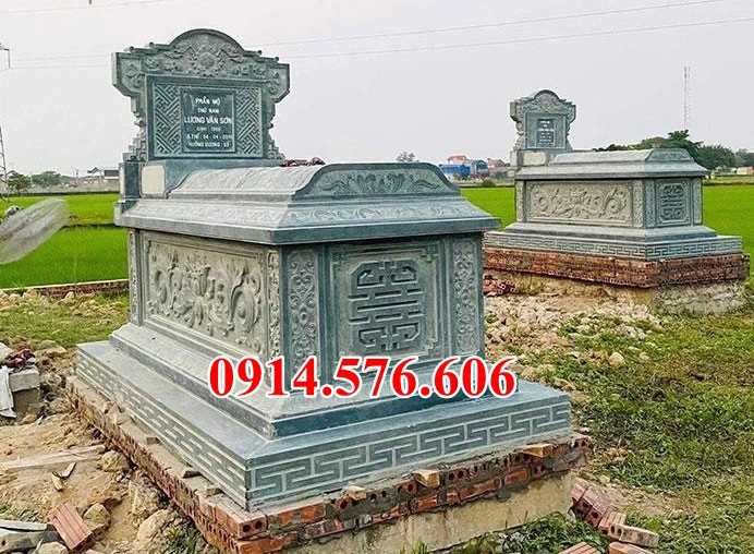 Mẫu thiết kế mộ không mái bằng đá đẹp bán