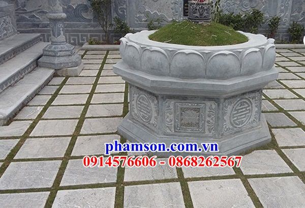 Mộ lục lăng bằng đá mỹ nghệ Ninh Bình đẹp