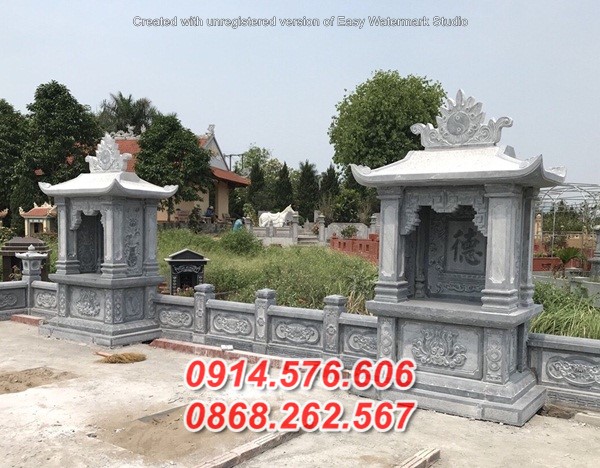Sài Gòn 512+ Mẫu tháp mộ để tro cốt đá đẹp - 4