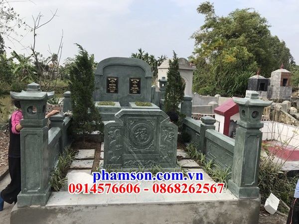 Thiết kế khu lăng mộ bằng đá xanh rêu theo phong thủy tại Lạng Sơn