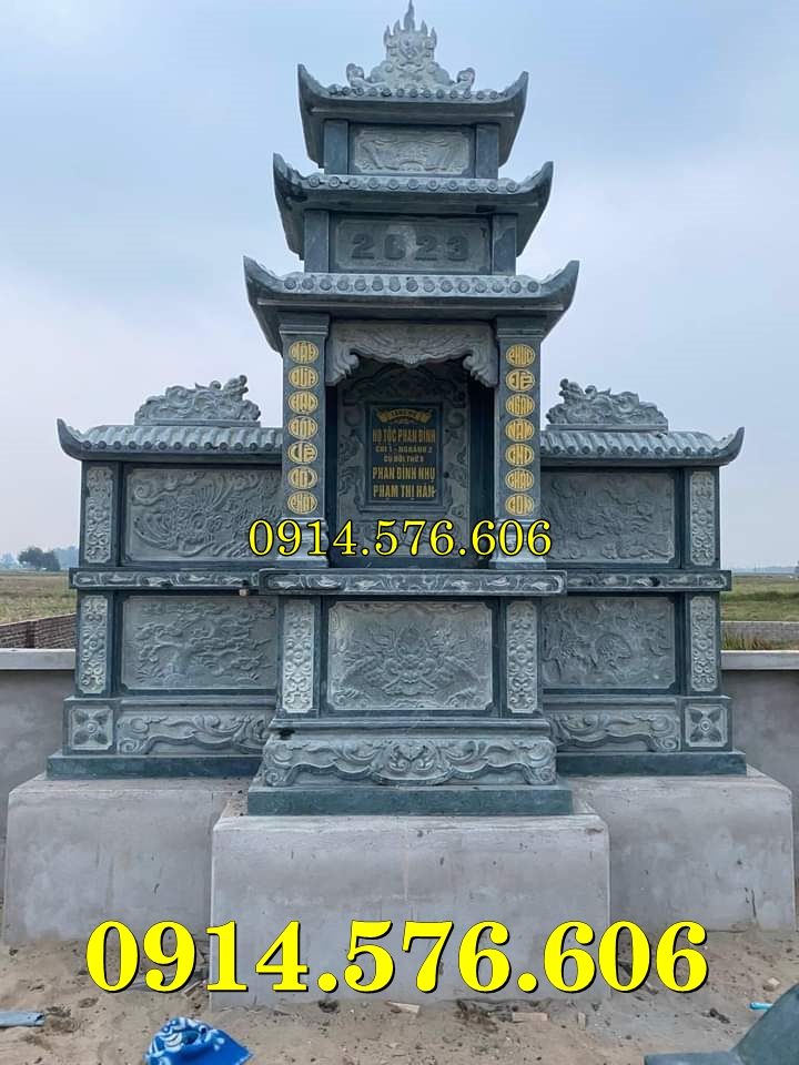 Mẫu Lăng Thờ Ba Mái Bằng Đá Bán Bắc Ninh