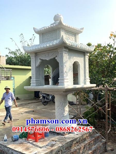 02 Cây hương bàn miếu đá ninh bình thờ sơn thần linh thổ địa cửu trung thiên đẹp bán tại Bắc Giang