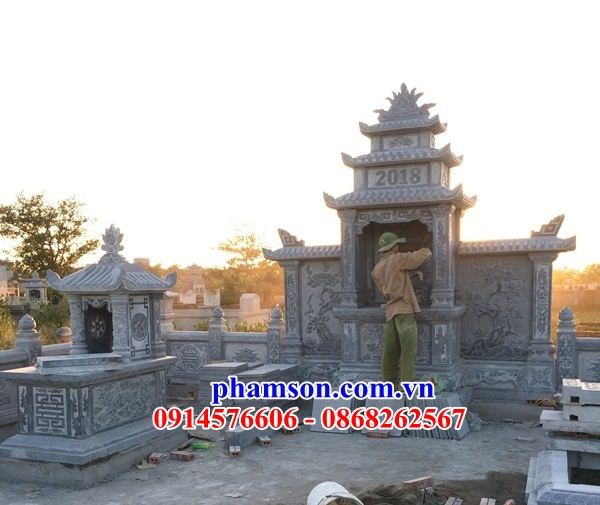 02 Mộ mả một mái bằng đá bán tại Tuyên Quang