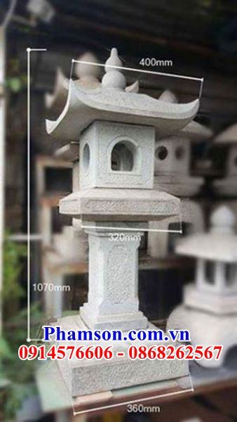 04 Đèn đá xanh sân vườn trang trí biệt thự đẹp bán tại Lạng Sơn