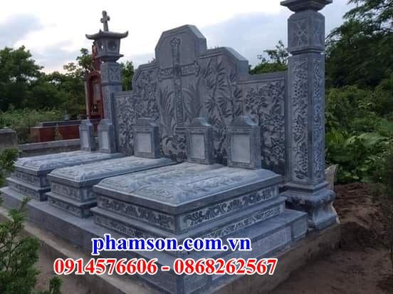 04 Mộ nghĩa trang khu lăng mồ mả cất để giữ cất tro hài cốt đá thanh hóa công giáo đẹp bán tại Kiên Giang