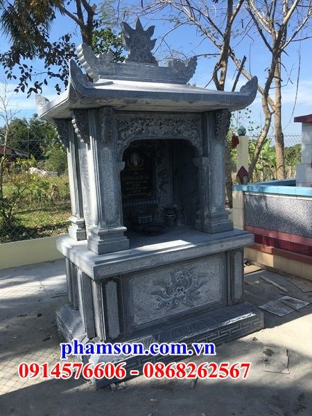 06 Cây hương đá thờ chung nghĩa trang khu lăng mộ mồ mả gia đình dòng họ ông bà bố mẹ đẹp bán tại Nam Định