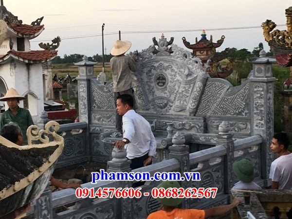 07 Cuốn thư bức bình phong đá ninh bình tự nhiên đình chùa nhà thờ từ đường dòng họ gia đình gia tộc đẹp bán tại Hà Nam