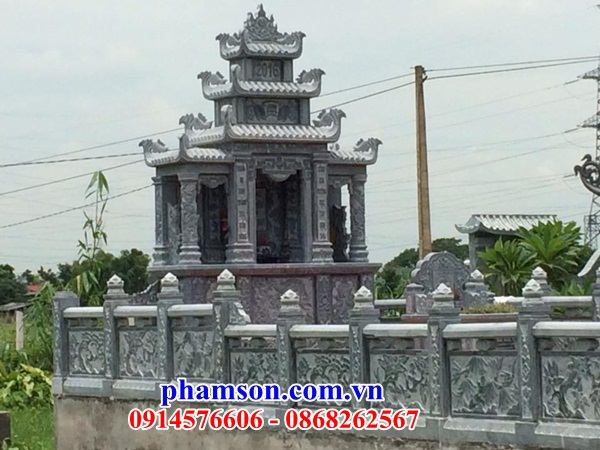 07 Tường hàng rào đình đền chùa miếu nhà thờ từ đường nghĩa trang khu lăng mộ mồ mả bằng đá tự nhiên đẹp bán tại Thừa Thiên Huế