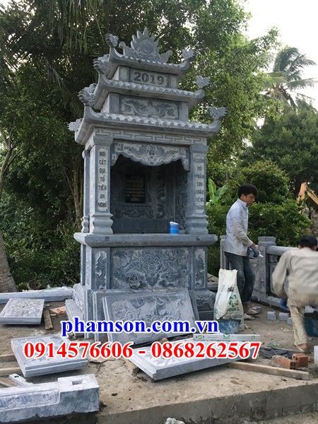 09 Cây hương củng kỳ đài am lầu lăng đá xanh thờ chung lăng mộ nghĩa trang gia đình dòng họ đẹp bán tại Phú Thọ