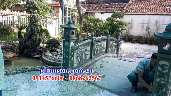 09 Tương hàng rào lan can đình đền chùa nhà thờ từ đường nghĩa trang khu lăng mộ mồ mả gia đình dòng họ ông bà tổ tiên bằng đá xanh ninh bình đẹp bán tại Quảng Nam