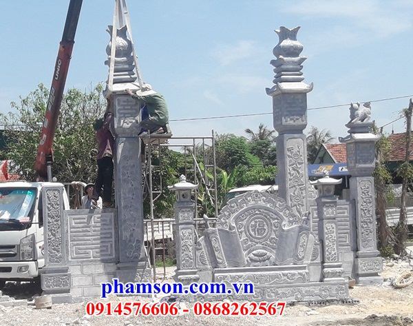10 Cuốn thư bức bình phong đá tự nhiên nguyên khối phong thủy đình đền chùa miếu nghĩa trang khu lăng mộ mồ mả đẹp bán tại Phú Thọ