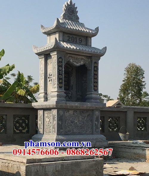10 Mẫu kỳ đài củng am lầu miếu cây hương lăng bằng đá thờ chung nghĩa trang khu lăng mộ mồ mả gia đình dòng họ ông bà bố mẹ đẹp bán tại Tuyên Quang