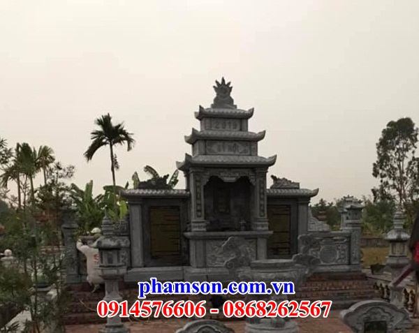 11 kỳ đài củng miếu cây hương lăng lầu bằng đá xanh thờ chung nghĩa trang khu lăng mộ mồ mả gia đình dòng họ ông bà bố mẹ đẹp bán tại Lào Cai