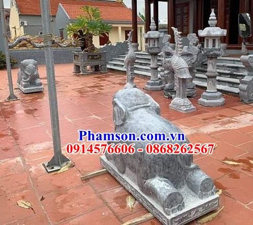 12 Đỉnh lư hương đèn đá xanh thắp hương nhang đình đền chùa miếu nhà thờ từ đường nghĩa trang khu lăng mộ mồ mả đẹp bán tại Thừa Thiên Huế