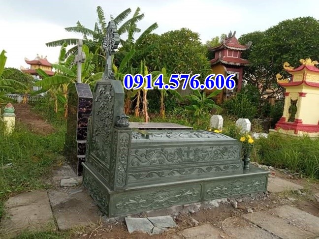 12 Mộ đá ông bà bố mẹ công giáo đạo thiên chúa đẹp bán tại Tây Ninh