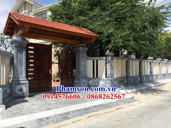 12 Tường bao hàng rào đá đình đền chùa miếu nhà thờ từ đường nghĩa trang khu lăng mộ mồ mả gia đình dòng họ ông bà bố mẹ tổ tiên hiện đại đẹp bán tại Phú Yên
