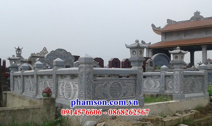 12 Tường bao hàng rào đá thanh hóa đình đền chùa miếu nhà thờ từ đường nghĩa trang khu lăng mộ mồ mả gia đình dòng họ ông bà bố mẹ tổ tiên hiện đại đẹp bán tại Phú Yên