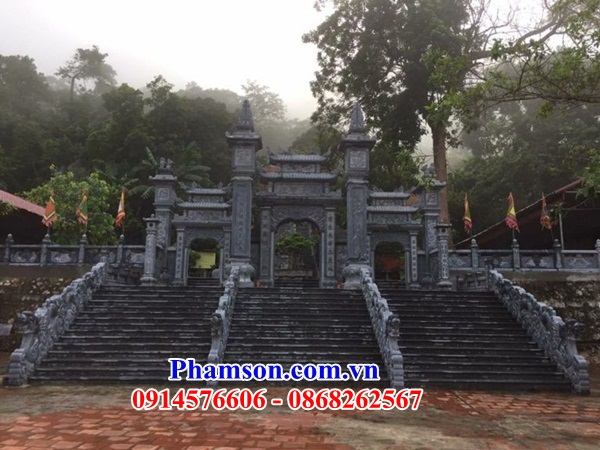 14 Cổng đá thanh hóa tự nhiên tứ trụ tam quan nhà thờ từ đường dòng họ gia tộc tổ tiên đình đền chùa miếu đẹp bán tại Quảng Ninh