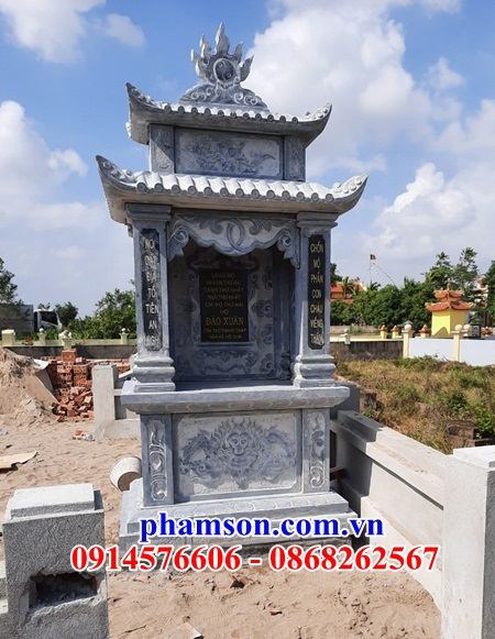 14 Kỳ đài củng am lầu lăng cây hương bằng đá xanh nguyên khối thờ chung thần linh nghĩa trang khu lăng mộ mồ mả đẹp bán tại Sơn La