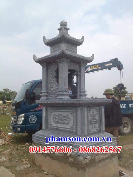 15 Mộ mồ mả đá hai mái đẹp bán tại Hưng Yên