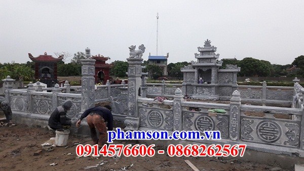 19 Khu lăng mộ mồ mả đá tự nhiên nguyên khối hiện đại đẹp cất giữ đựng hũ tro hài cốt bán Bình Định