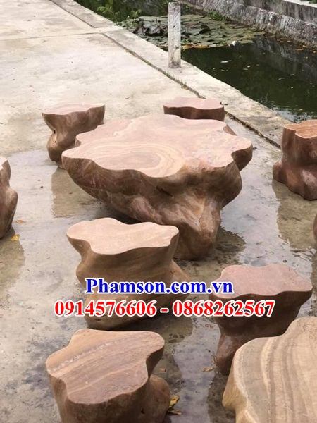 20 Mẫu bộ bàn ghế đá sân vườn biệt thự nhà tư gia tiểu cảnh đẹp bán Phú Yên
