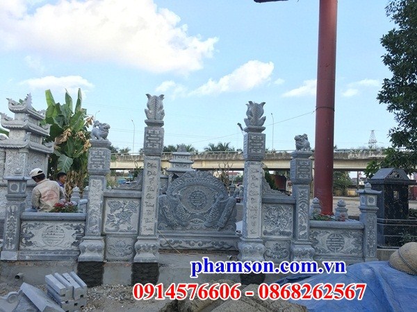 23 Khu lăng mộ mồ mả đá xanh thanh hóa cất giữ đựng để hũ tro hài cốt đẹp bán Thừa Thiên Huế