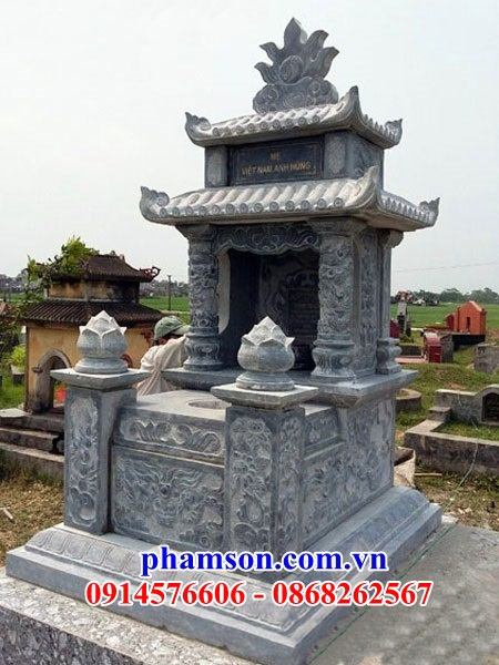 30 Mộ mồ mả đá thanh hóa hai mái ông bà bố mẹ gia đình dòng họ đẹp bán tại Sơn La