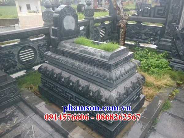 33 Mộ mồ mả bằng đá ninh bình nguyên liền khối hiện đại cao cấp đơn giản không mái tam ba năm cấp bán tại Bình Định