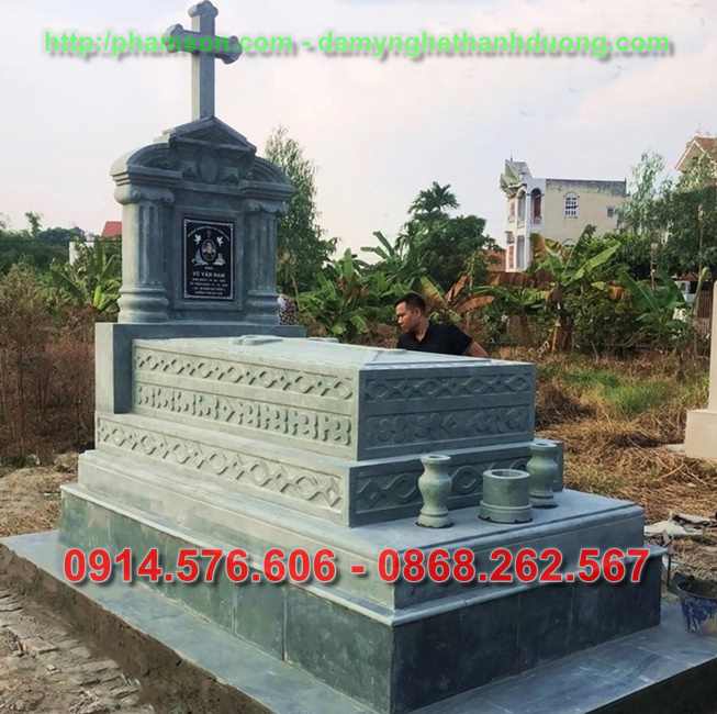 34 Mộ đá công giáo đẹp bán tại Nghệ An - giá bán 21.05.2024