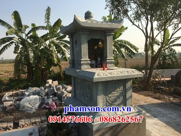 34 Mộ mồ mả một mái bằng đá cất giữ để đựng hũ hộp tro hài cốt gia đình dòng họ ông bà bố mẹ đẹp bán tại Tây Ninh