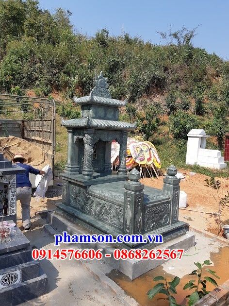 35 Mộ mồ mả đá hai mái đẹp bán tại Hà Tĩnh