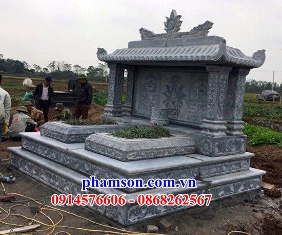 38 Mẫu mộ mồ mả đá đôi đẹp bán tại Khánh Hòa