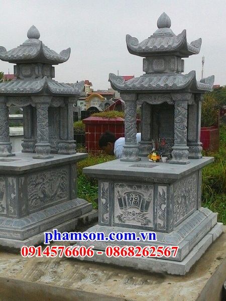 38 Mộ mồ mả đá ninh bình hai mái gia đình ông bà bố mẹ ba má bán tại Thừa Thiên Huế
