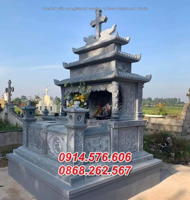 39 Mẫu mộ đá công giáo đẹp bán tại Sơn La - giá bán 21.05.2024
