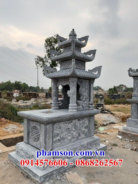 40 Mẫu mộ ba mái bằng đá đẹp bán tại Tây Ninh
