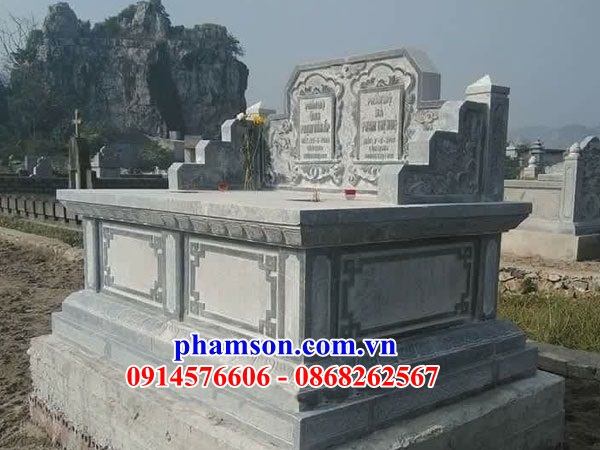 40 Mẫu mộ mồ mả đá xanh đôi hai ba bốn ngôi liền nhau cất giữ để đựng hũ tro hài cốt gia đình dòng họ ông bà bố mẹ ba má đẹp bán tại Bình Thuận