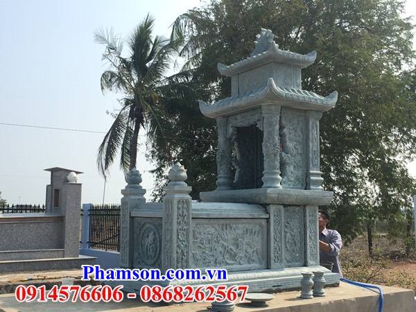 42 Mộ mồ mả đá hai mái đẹp bán tại Bình Định