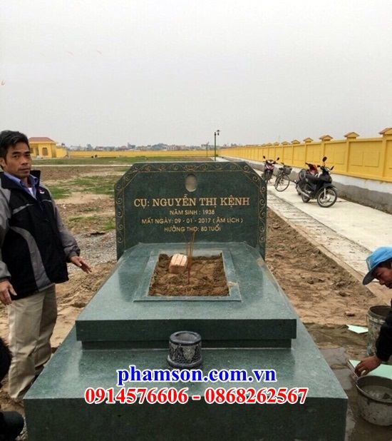 49 Khu lăng mộ gia tiên tiền tổ bằng đá xanh rêu thiết kế theo phong thủy tại Lai Châu