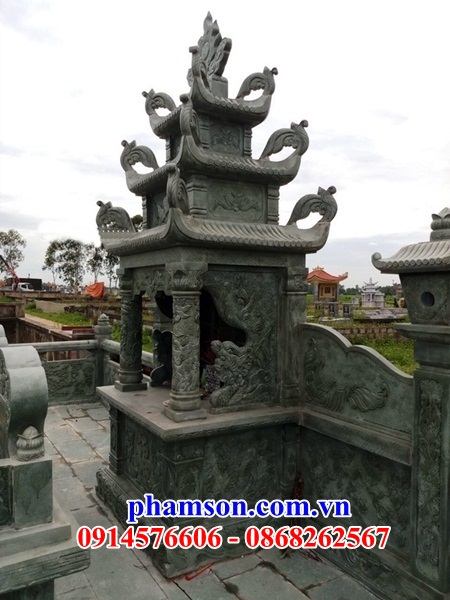 49 Mẫu mồ mả tổ tiên bằng đá xanh rêu thiết kế theo phong thủy tại Lâm Đồng