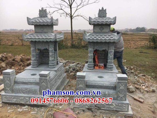 49 Mẫu mồ mả tổ tiên bằng đá xanh rêu tự nhiên nguyên khối tại Lâm Đồng