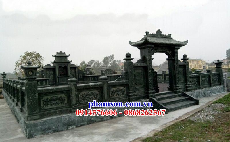 50 Khu lăng mộ ông bà tổ tiên bằng đá xanh rêutự nhiên cao cấp tại Thanh Hóa