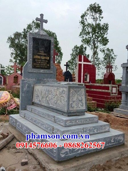 51 Mộ đá công giáo đẹp bán tại Quảng Ninh