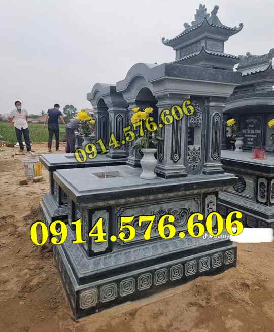 Mẫu Mộ Đá Có Mái Che Bán Nam Định