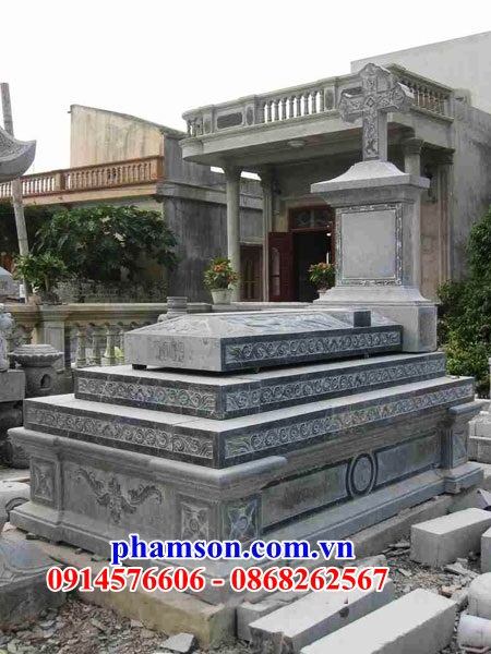 52 Mẫu mộ đá ninh bình nghĩa trang khu lăng mồ mả ông bà bố mẹ công giáo đạo thiên chúa đẹp bán tại Hải Dương