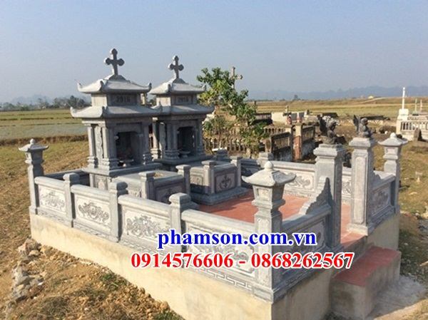 59 Mộ đá thanh hóa nghĩa trang khu lăng mồ mả gia đình dòng họ ông bà bố mẹ công giáo đạo thiên chúa bán tại Bà Rịa Vũng Tàu